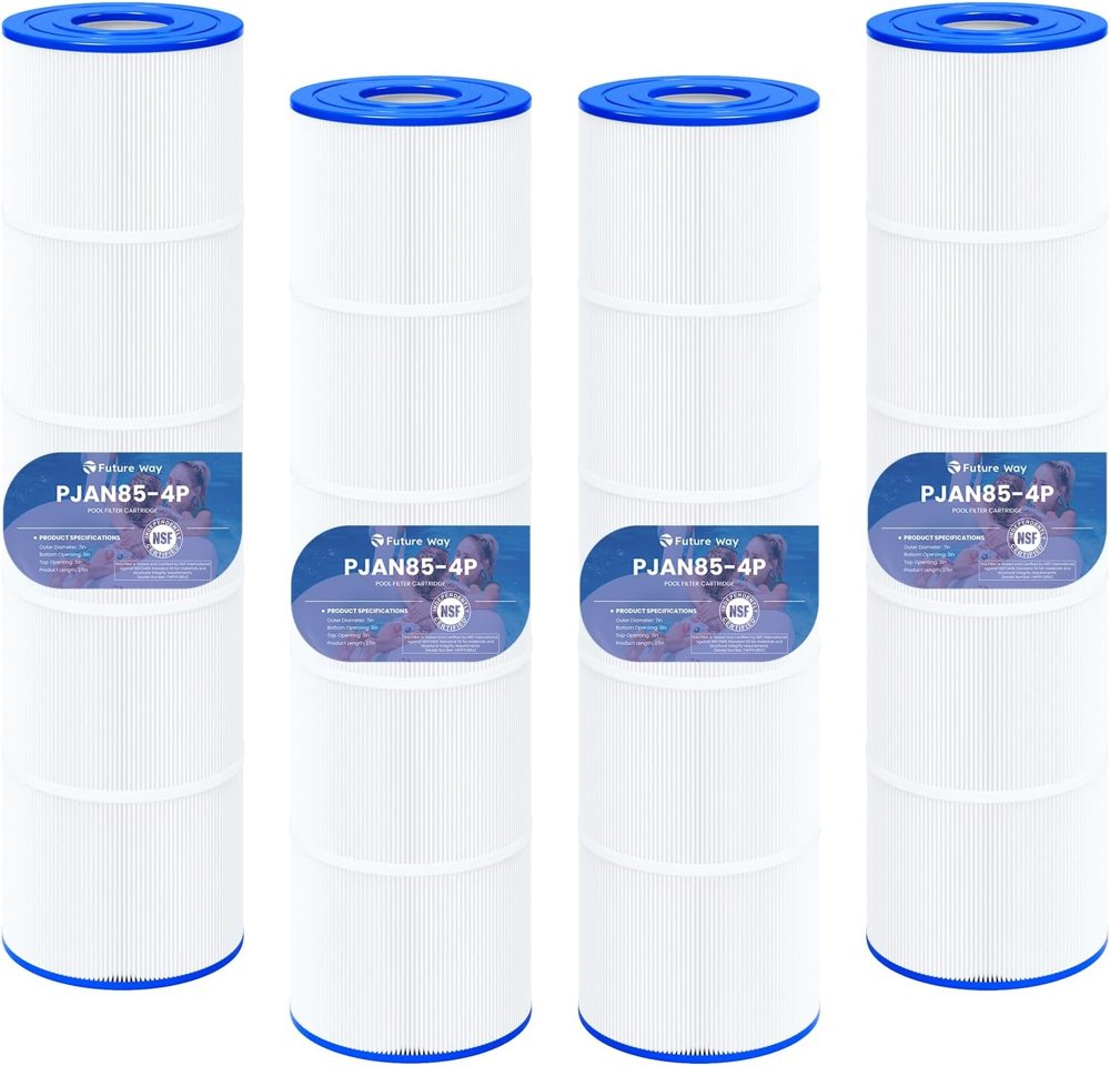 Future Way CV340 Pool Filter Cartridges for Jandy CV340 / CL340, 4-Pack
